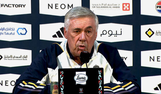 Carlo Ancelotti Real Madrid Supercopa
