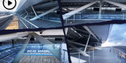 Estadio Santiago Bernabéu Skywalk Dachterrasse
