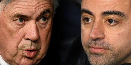 Carlo Ancelotti Real Madrid Xavi FC Barcelona