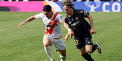 Luka Modric Rayo Vallecano Real Madrid