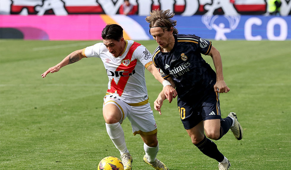 Luka Modric Rayo Vallecano Real Madrid