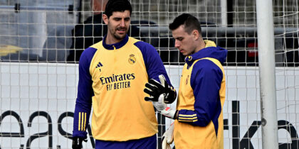 Thibaut Courtois Andriy Lunin Real Madrid