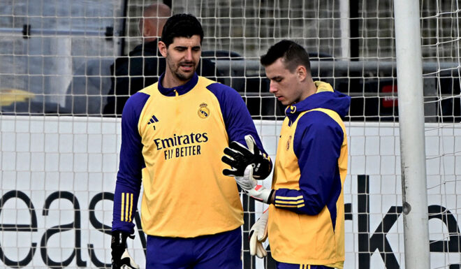 Thibaut Courtois Andriy Lunin Real Madrid