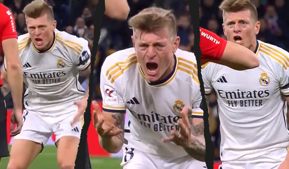 Toni Kroos Wut Ausraster Real Madrid Schiedsrichter Sevilla