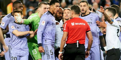 Valencia Real Madrid Schiedsrichter Abpfiff Jude Bellingham