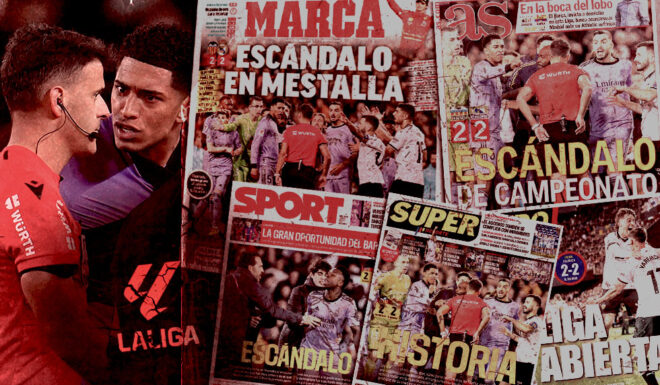 Valencia Real Madrid Schiedsrichter Abpfiff Jude Bellingham