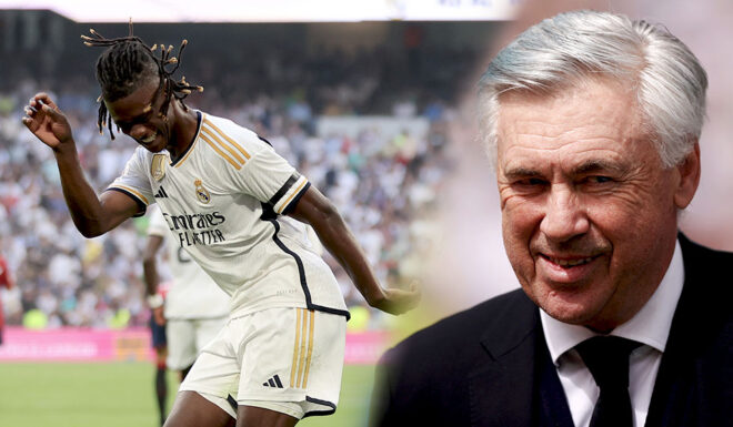 Eduardo Camavinga Carlo Ancelotti Real Madrid