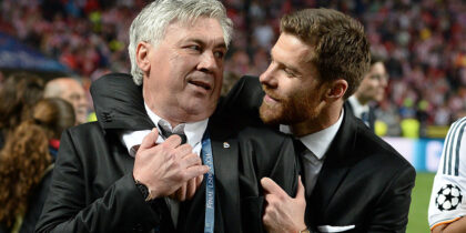 Xabi Alonso Carlo Ancelotti Real Madrid