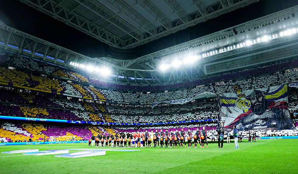 Im ganzen Bernabéu: Mega-Choreo vor City-Kracher