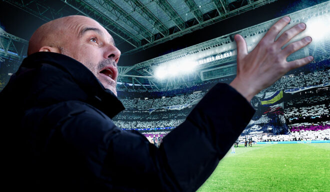 Pep Guardiola Real Madrid Bernabéu Manchester City