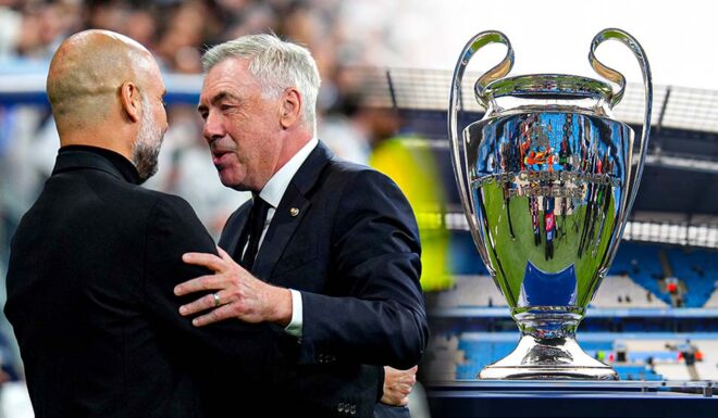 Pep Guardiola Carlo Ancelotti