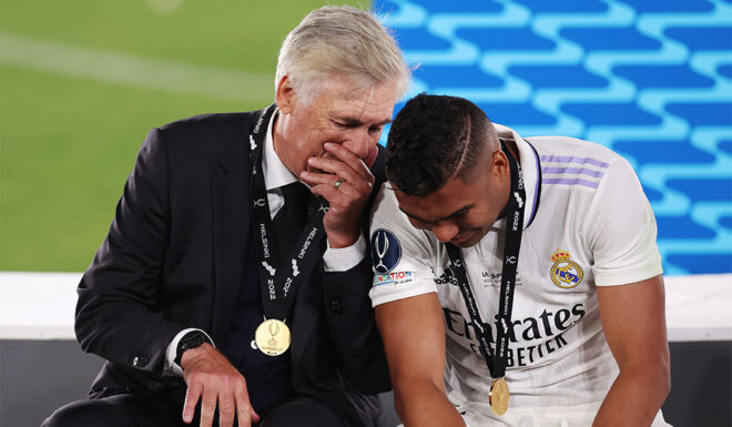 Carlo Ancelotti Casemiro Real Madrid