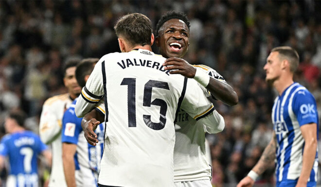 Vinicius Junior Federico Valverde Real Madrid