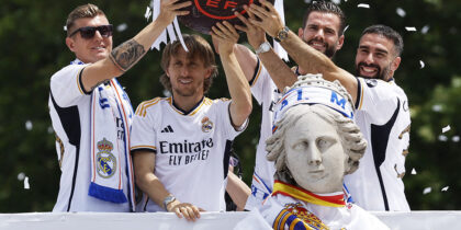 Toni Kroos Luka Modric Nacho Fernández Daniel Carvajal Kapitäne Real Madrid