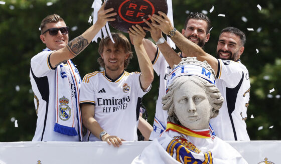 Toni Kroos Luka Modric Nacho Fernández Daniel Carvajal Kapitäne Real Madrid