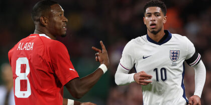 David Alaba Jude Bellingham Österreich England EM 2024