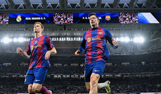 Robert Lewandowski FC Barcelona Real Madrid