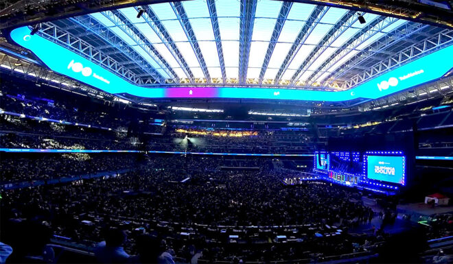 Estadio Santiago Bernabéu Real Madrid Musik Konzert