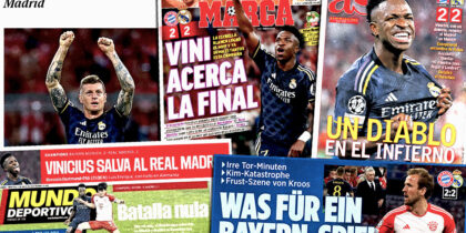 FC Bayern München Real Madrid Pressestimmen Halbfinale Hinspiel Champions League