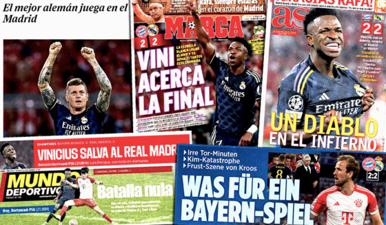 FC Bayern München Real Madrid Pressestimmen Halbfinale Hinspiel Champions League