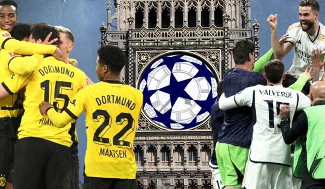 Borussia Dortmund gegen Real Madrid in London Borussia Dortmund gegen Real Madrid in London