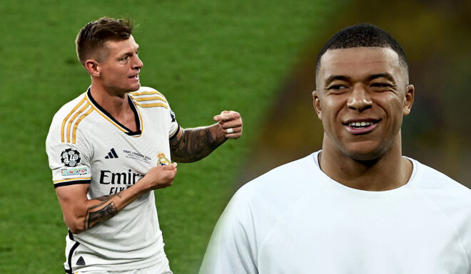 Toni Kroos Kylian Mbappé Real Madrid