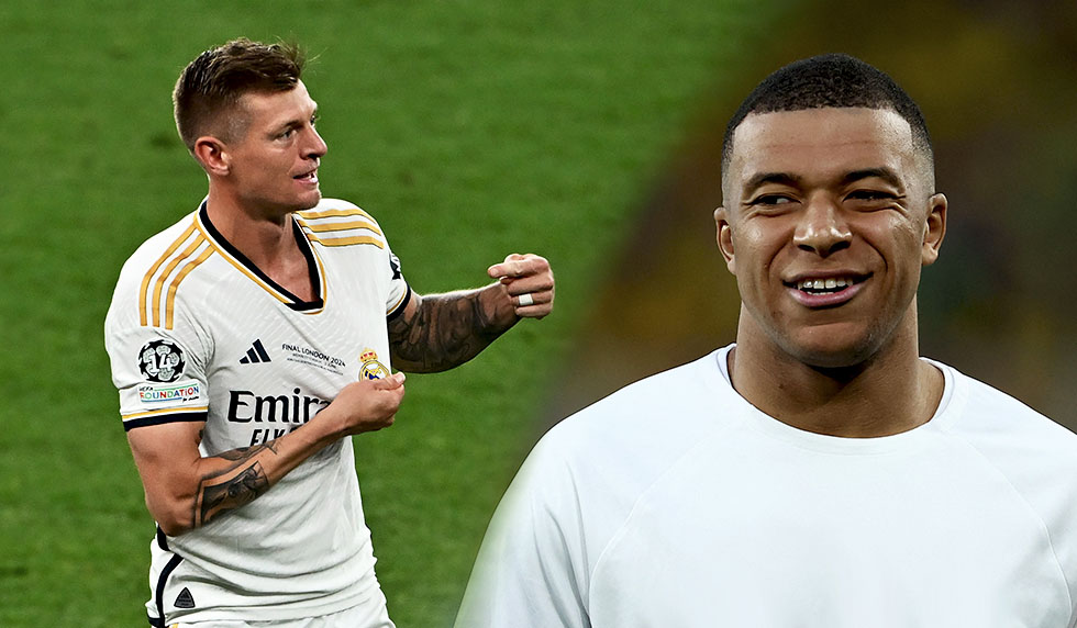 Toni Kroos Kylian Mbappé Real Madrid