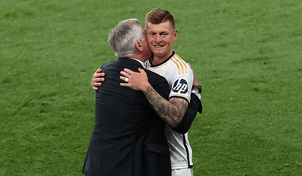 Toni Kroos Carlo Ancelotti Real Madrid