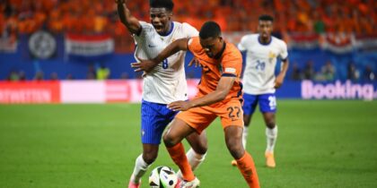 Euro 2024 Frankreich vs. Niederlande, Tchouaméni und Denzel Dumfries