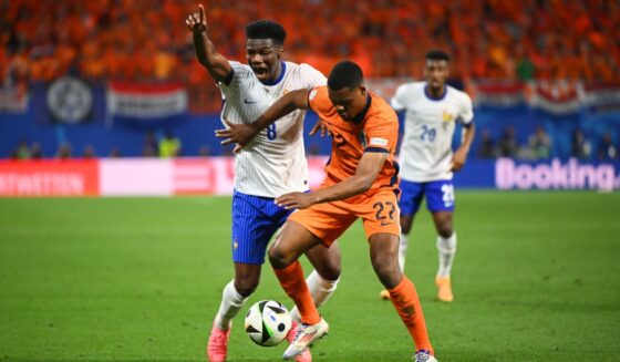 Euro 2024 Frankreich vs. Niederlande, Tchouaméni und Denzel Dumfries