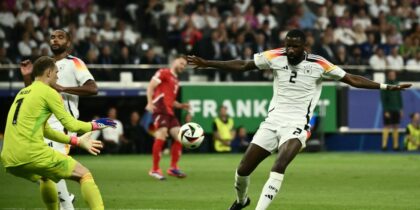 Antonio Rüdiger und Manuel Neuer Deutschland - Schweiz EM 2024