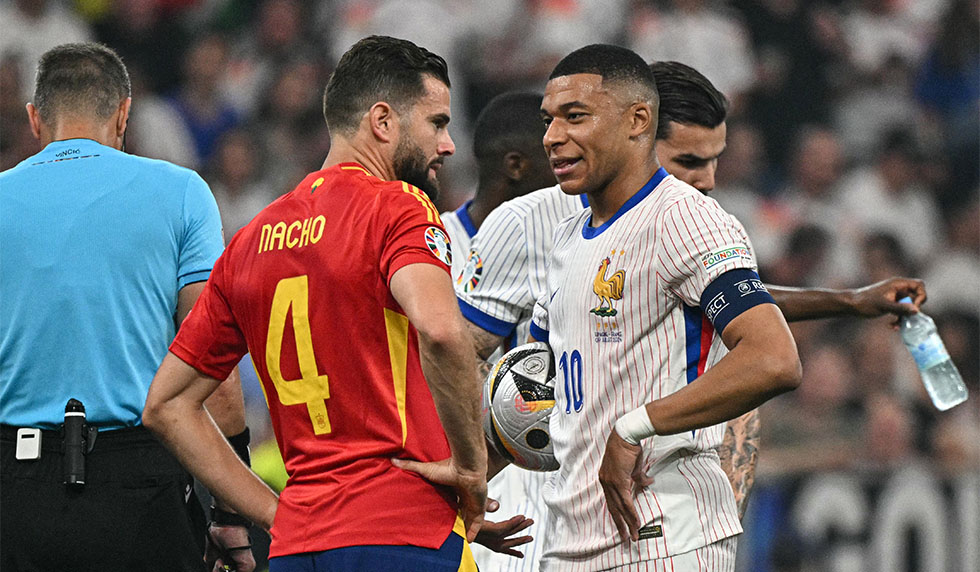 Kylian Mbappé Nacho EM 2024 Spanien Frankreich