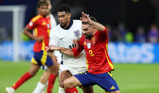 Jude Bellingham Daniel Carvajal EM Finale 2024 Spanien England