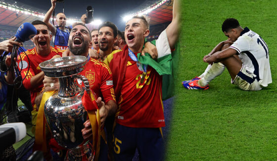 Jude Bellingham Daniel Carvajal EM Finale 2024 Spanien England