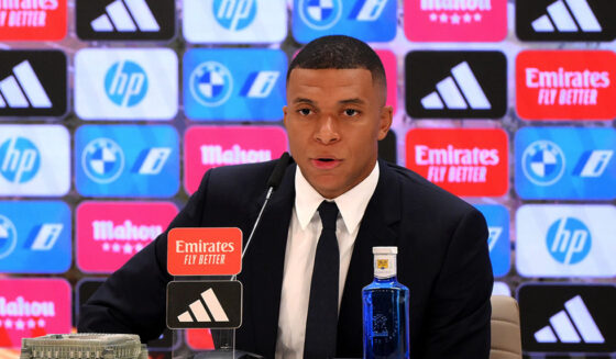 Kylian Mbappé Real Madrid Präsentation Vorstellung Bernabéu