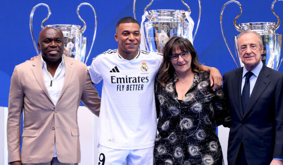 Kylian Mbappé Real Madrid Präsentation Vorstellung Bernabéu