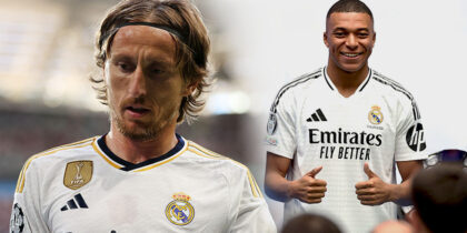 Luka Modric Kylian Mbappe Real Madrid