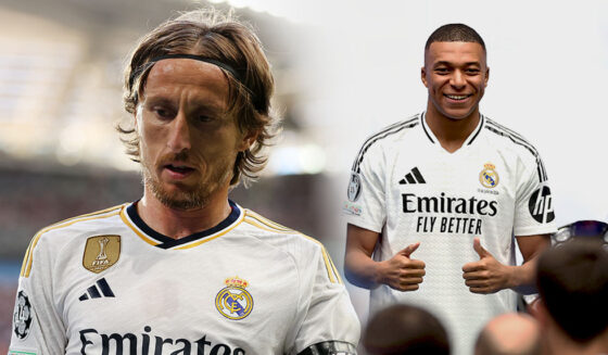 Luka Modric Kylian Mbappe Real Madrid