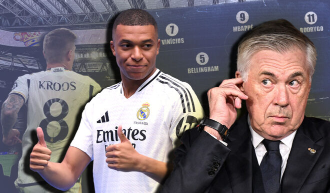 Kylian Mbappé Real Madrid Aufstellung Carlo Ancelotti System