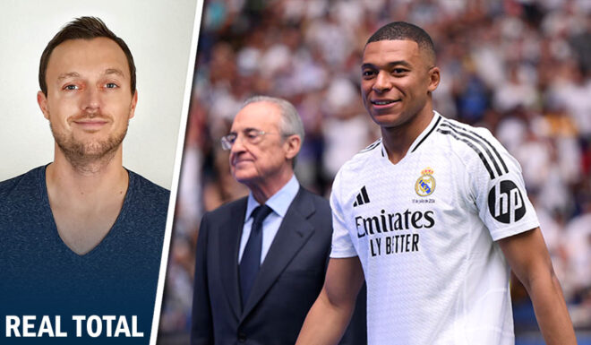 Kylian Mbappé Real Madrid Präsentation Vorstellung Bernabéu