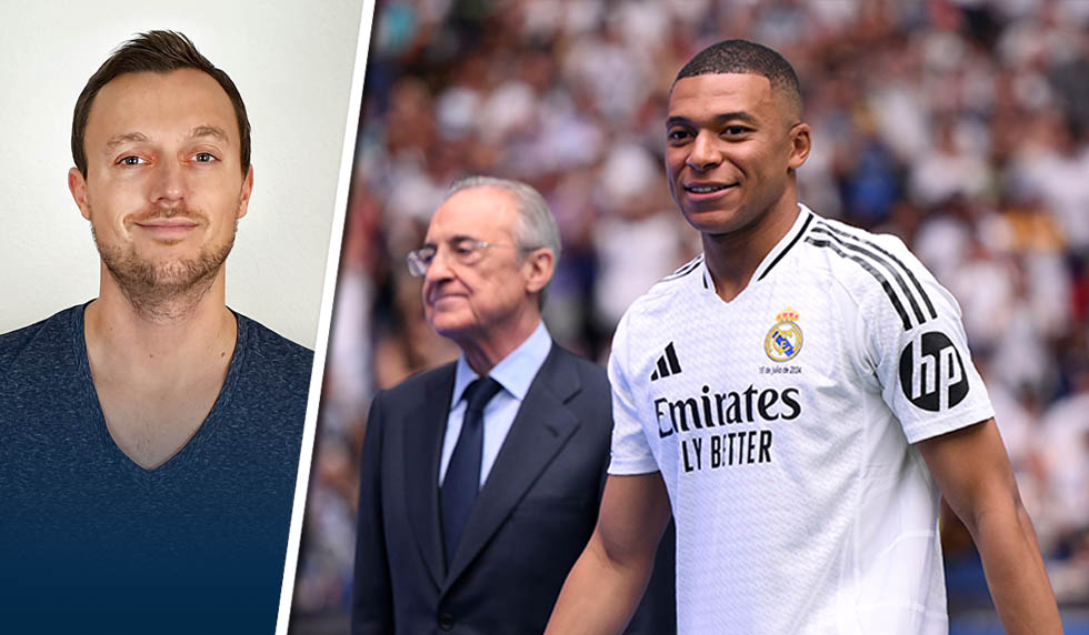 Kylian Mbappé Real Madrid Präsentation Vorstellung Bernabéu