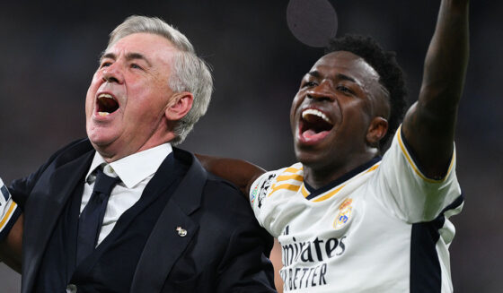 Carlo Ancelotti Vinícius Júnior Real Madrid