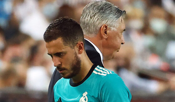 Eden Hazard Carlo Ancelotti Real Madrid