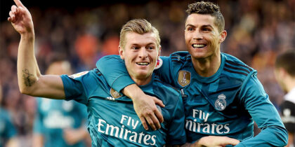 Toni Kroos Cristiano Ronaldo Real Madrid