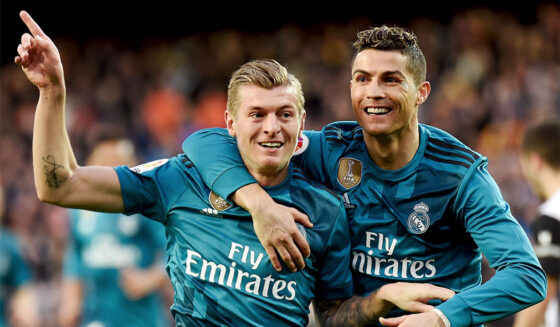 Toni Kroos Cristiano Ronaldo Real Madrid