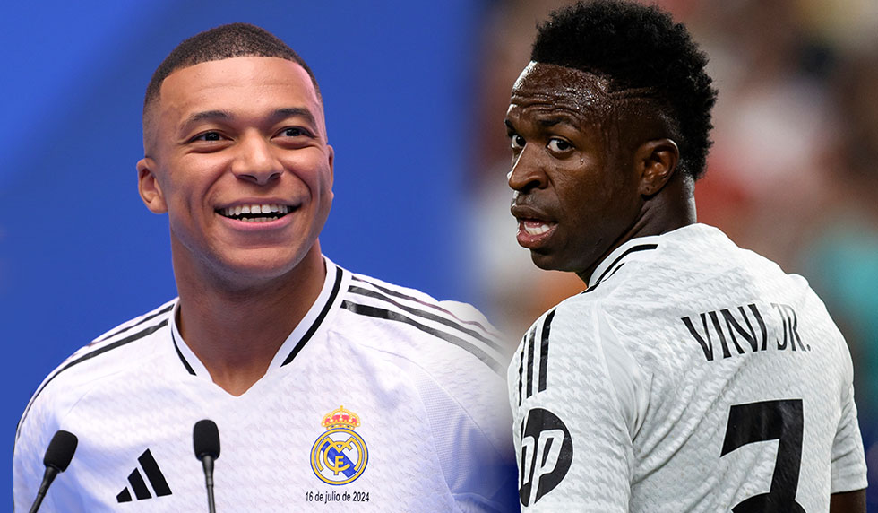 Kylian Mbappé Vinícius Júnior Real Madrid