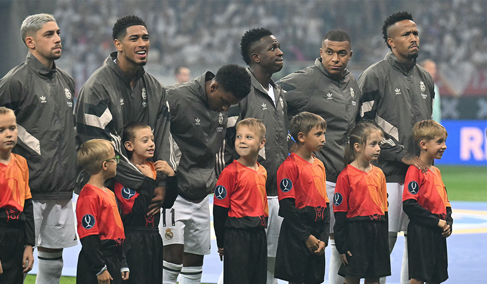 Real Madrid Kylian Mbappé Vinícius Júnior Jude Bellingham Rodrygo