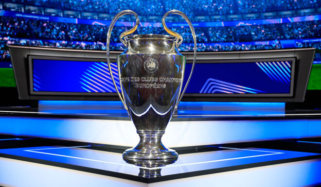 Champions League Auslosung Draw Trophäe