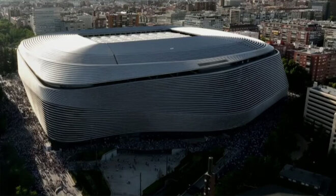 Estadio Santiago Bernabéu Real Madrid Fassade