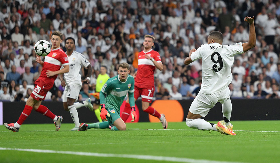 Kylian Mbappé Real Madrid VfB Stuttgart